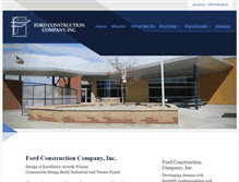 Tablet Screenshot of fordconstruction.org